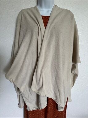 Simply Noelle Neutral Cream Wrap Shawl